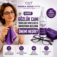 Gözlük camı temizlem...