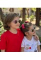 WAYFARER WHİTE/MOR AYNA  Olivier Philippe Çocuk Gözlüğü