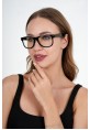 Siyah Wayfarer Unisex Mavi Işık Koruyucu Gözlük