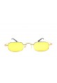 6295 Retro Metal Yellow 57 Olivier Philippe Güneş Gözlüğü