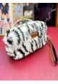 Zebra Teddy Peluş Makyaj Ve Gözlük Çantası