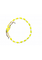 Love Sarı Kalpli Gözlük Zinciri - Kolye - Bileklik