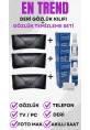 3 Adet Deri Gözlük Kılıfı + 3 Adet 50 ML Gözlük Temizleme Sprey Set